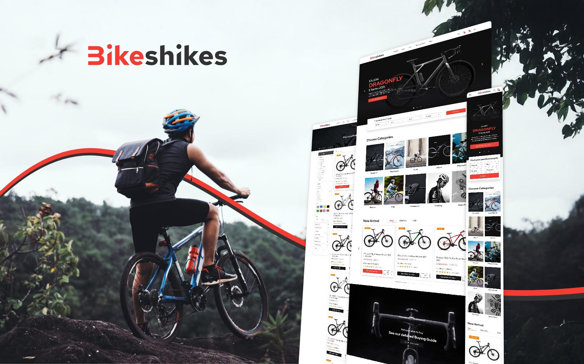 cyclist, adventure, cycle ecommerce
