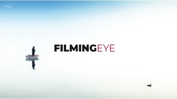 filming eye logo, light background